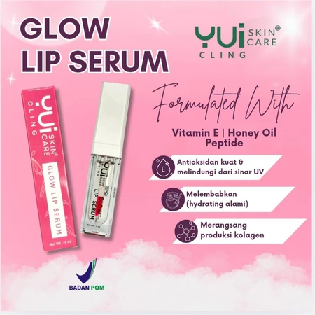 Glow Lip Serum Super Pigmented Yui Cling 24jam